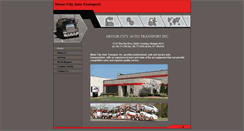 Desktop Screenshot of motorcityautotransport.com