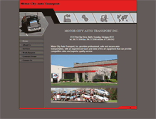 Tablet Screenshot of motorcityautotransport.com